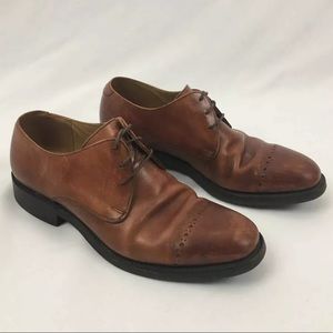 Joseph Cheaney Men's 6 Wide G Oxfords Brown Shoes
